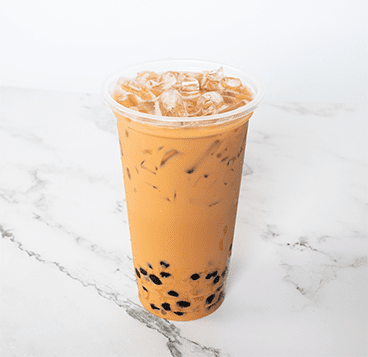 photo of milk tea boba  made with assam black tea